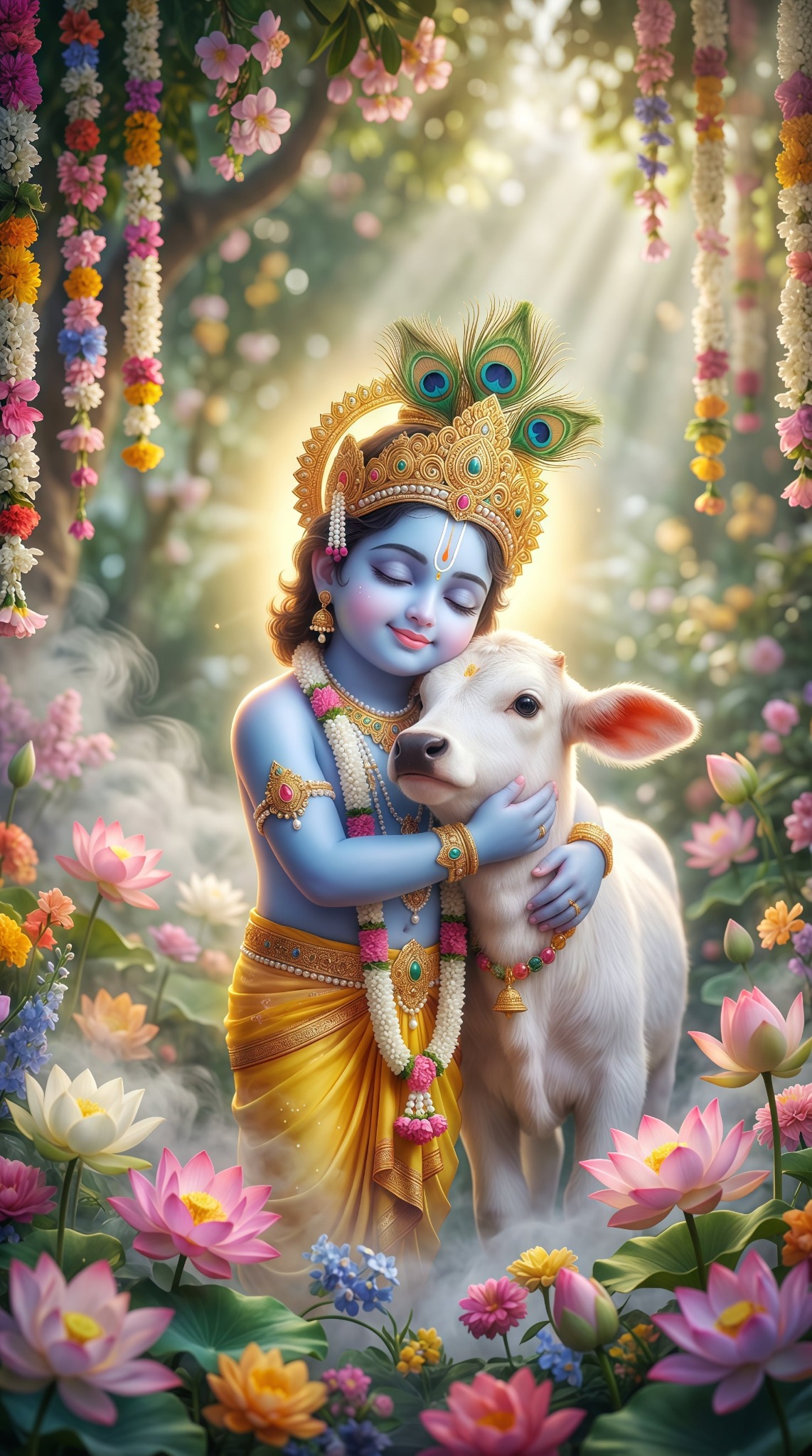 Krishna wall art concept